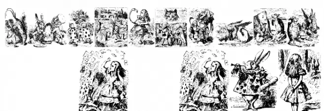 Alice in Wonderland Font OTHER CHARS