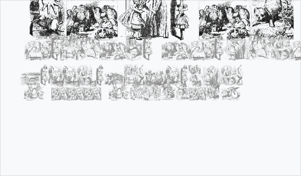 Alice in Wonderland Business Card