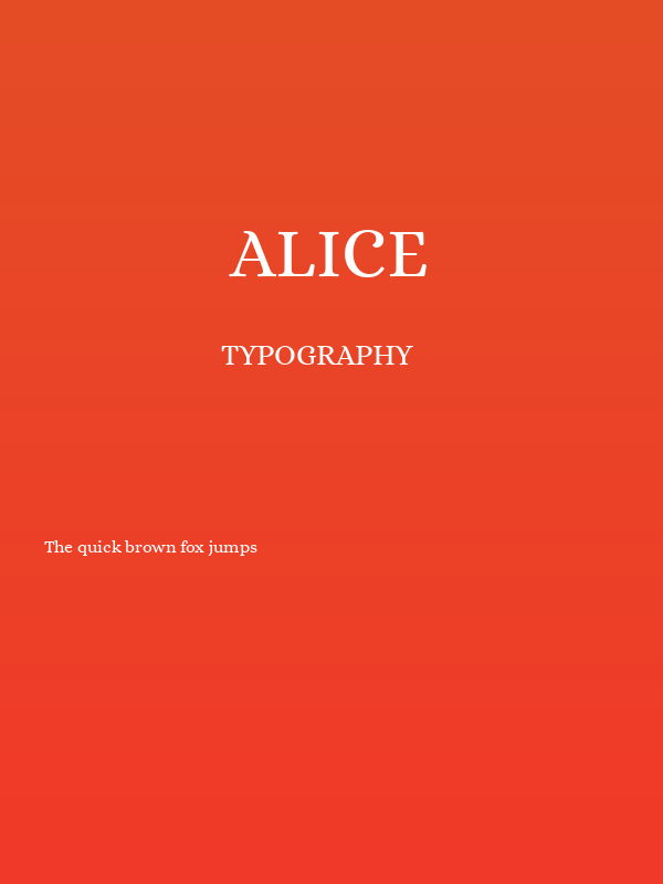 Alice Poster