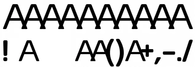 AliciOne Demo Font OTHER CHARS