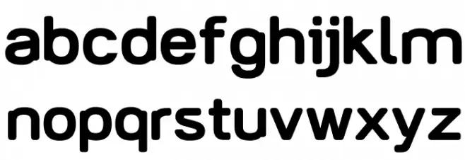 AliciOne Demo फ़ॉन्ट लोअरकेस