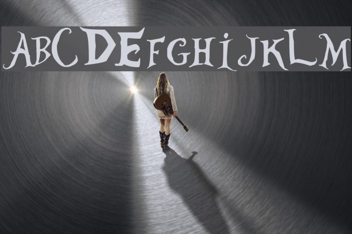 AliciaWonderland Font examples