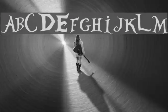 AliciaWonderland Schriftart examples