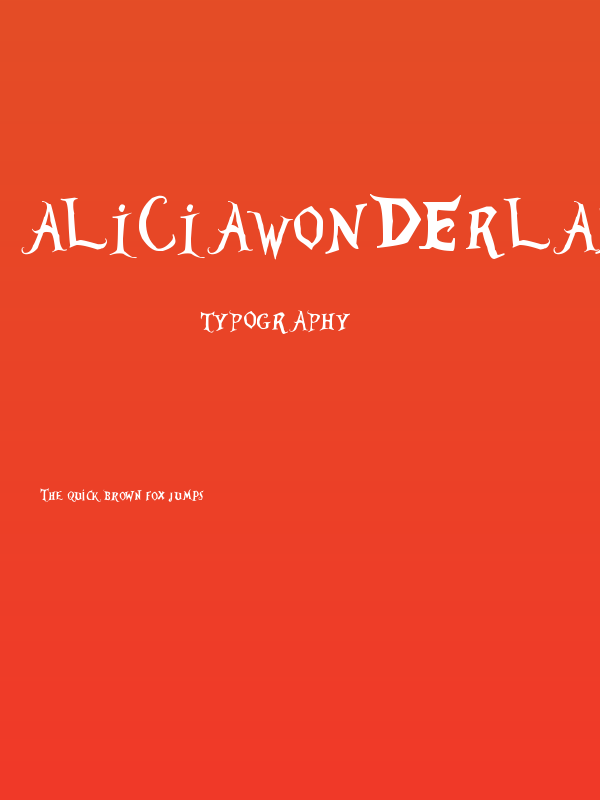 AliciaWonderland Poster