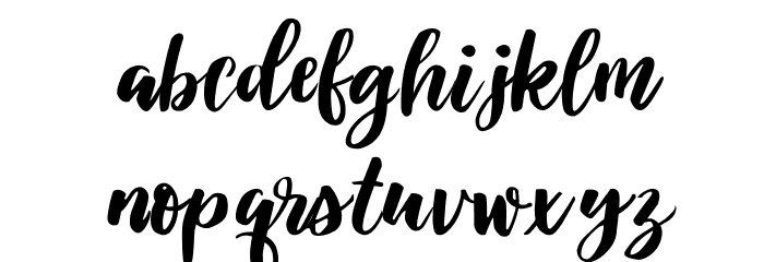 Alicia Font LOWERCASE