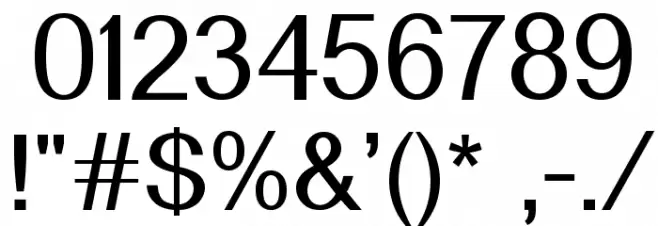 Alido Font OTHER CHARS