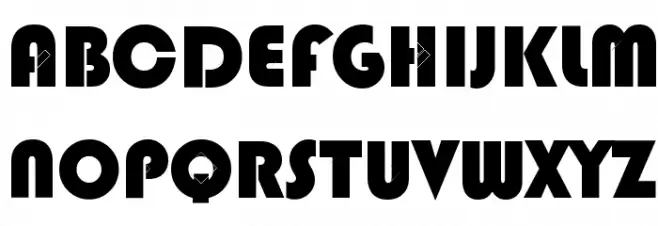Alien Abduction Normal Font LOWERCASE