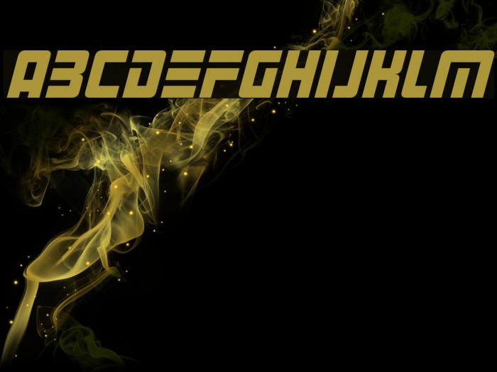 Alien Android Italic Font examples