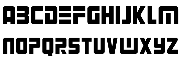 Alien Android Font LOWERCASE