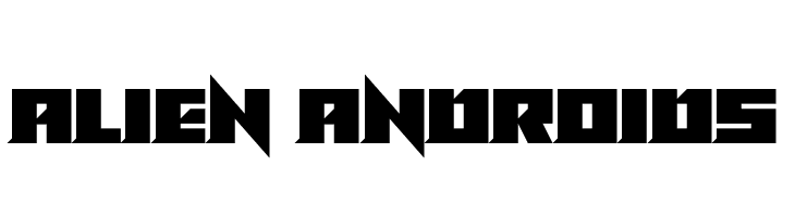 Alien Androids  font caratteri gratis