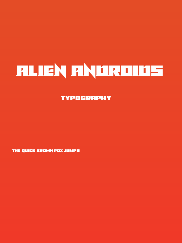 Alien Androids Poster