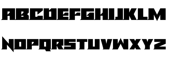 Alien Androids Font LOWERCASE
