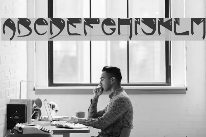 Alien Bold Font examples