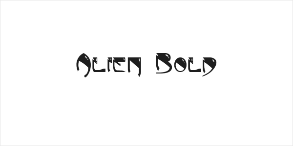 Alien Bold Logo