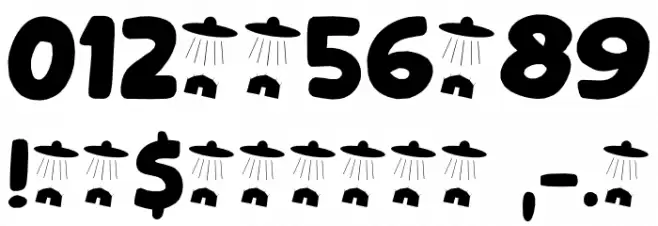 Alien Circus DEMO Regular Font OTHER CHARS