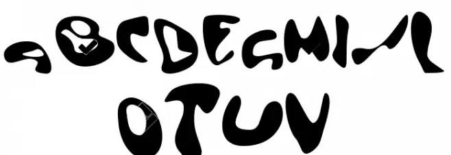 Alien Conquest Bold Schriftart Groß