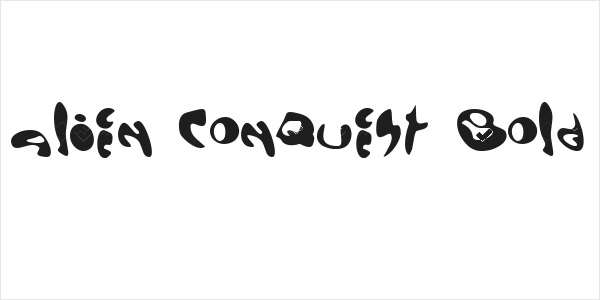 Alien Conquest Bold Logo