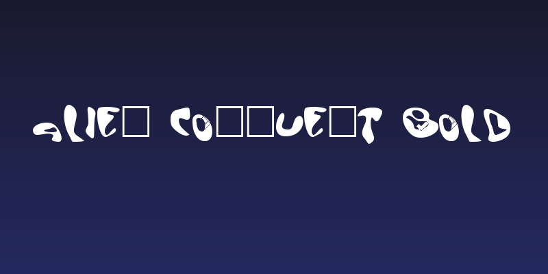 Alien Conquest Bold Social Header