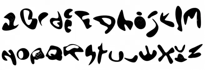 Alien Conquest Bold フォント 小文字