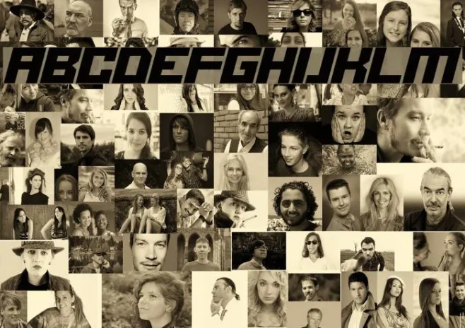 Alien Cyborg Italic Example 1