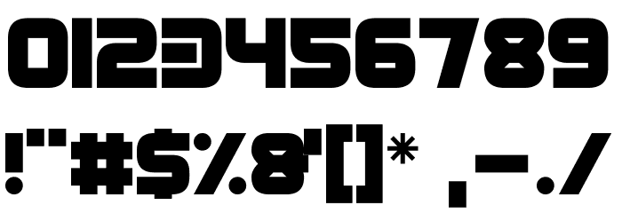 Alien Eclipse Font OTHER CHARS