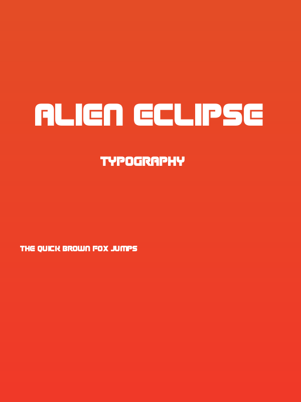 Alien Eclipse Poster