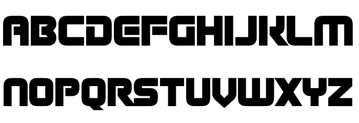Alien Eclipse Font LOWERCASE