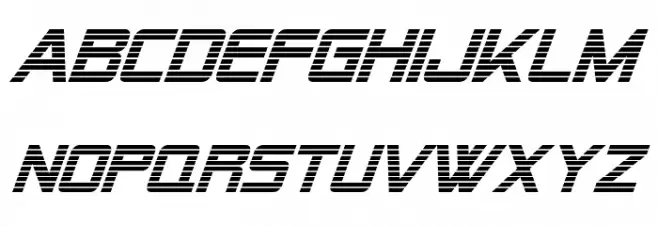 Alien Encounters Italic Polices MAJUSCULES