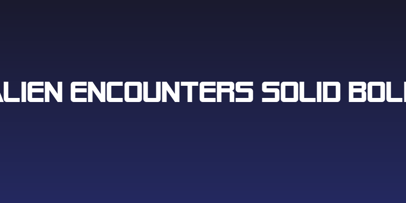 Alien Encounters Solid Bold Social Header
