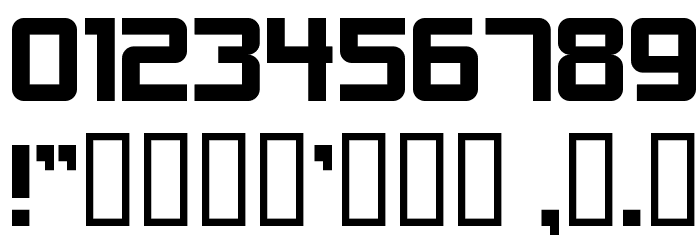 Alien Encounters Solid Font OTHER CHARS