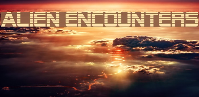 Alien Encounters Fonte examples