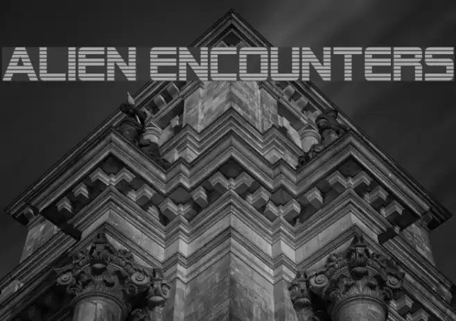 Alien Encounters Font examples