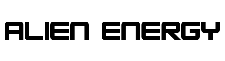 Alien Energy  Frei Schriftart Herunterladen