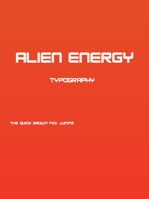 Alien Energy Poster