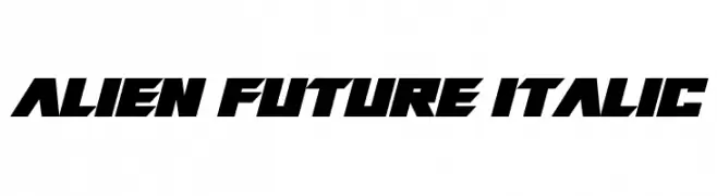 Alien Future Italic 