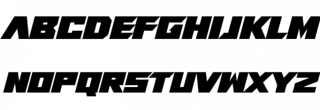 Alien Future Italic Polices MAJUSCULES