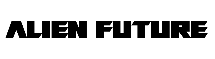 Alien Future  フリーフォントのダウンロード
