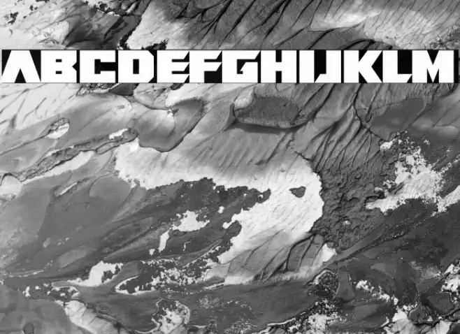 Alien Future Font examples