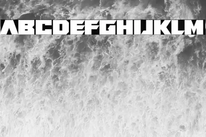 Alien Future Font examples