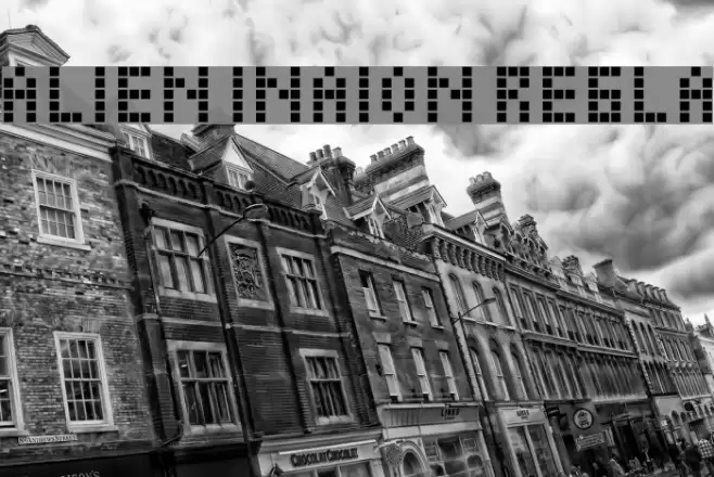 Alien Invasion Regular フォント examples