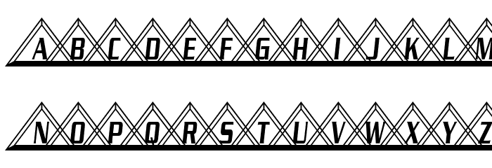 Alien Keyboard Regular फ़ॉन्ट अपरकेस