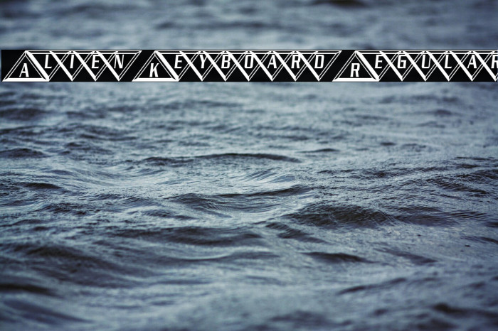 Alien Keyboard Regular फ़ॉन्ट examples