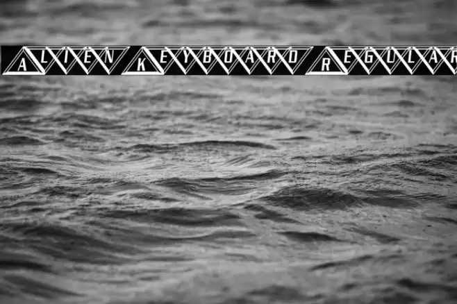 Alien Keyboard Regular 字体 examples