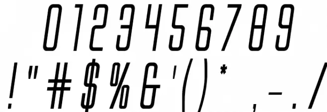 Alien League Bold Italic Font OTHER CHARS