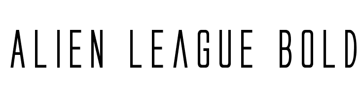 Alien League Bold Fonte