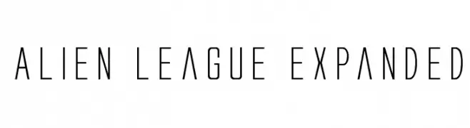 Alien League Expanded  नि: शुल्क फ़ॉन्ट्स डाउनलोड