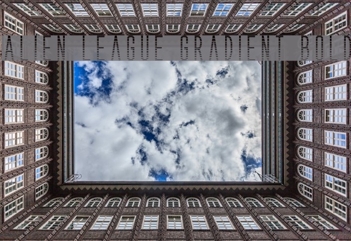 Alien League Gradient Bold Example 3