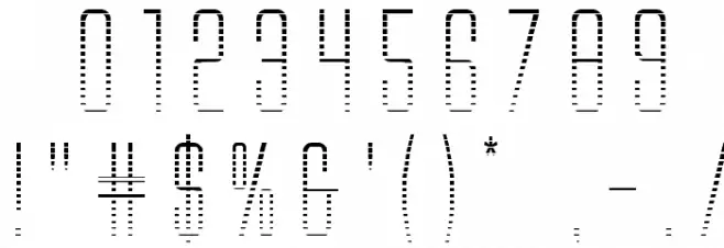 Alien League Gradient Font OTHER CHARS