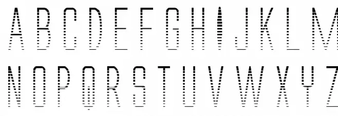 Alien League Gradient Font Litere mari