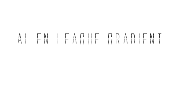 Alien League Gradient Logo